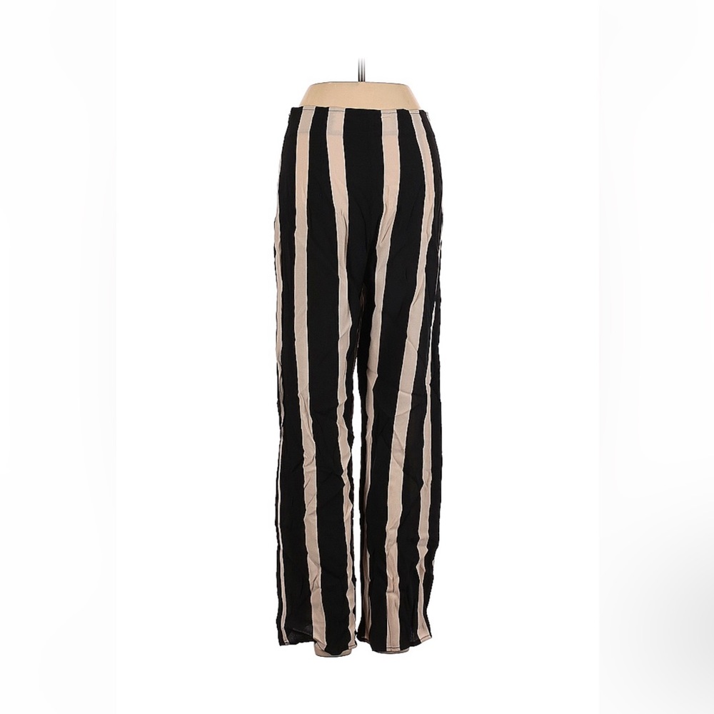 Flynn Skye Striped Casual Straight Leg, High Rise High Waisted Pants XS